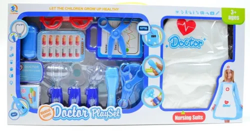 OL IMPORT AKCESORIA MEDYCZNE DLA DZIECI + KOSTIUM DOKTORA