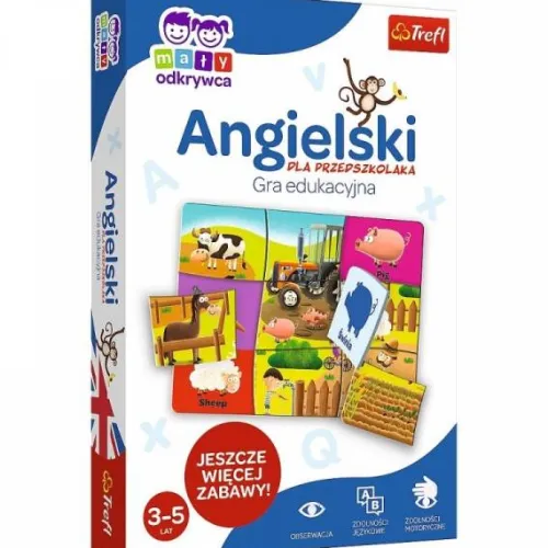 Trefl ANGIELSKI DLA PRZEDSZKOLAKA-GRA EDUKACYJNA