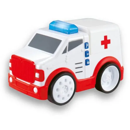 Smily Play AUTO NACIŚNIJ I JEDŹ 3 rodzaje POLICJA, KARETKA, STRAŻ