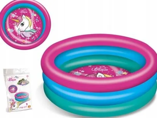 Basen dmuchany okrągły jednorożec unicorn 100 cm