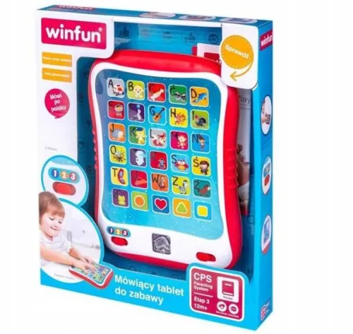 BYSTRY TABLET KOMPUTEREK NAUKA LITER SMILY PLAY