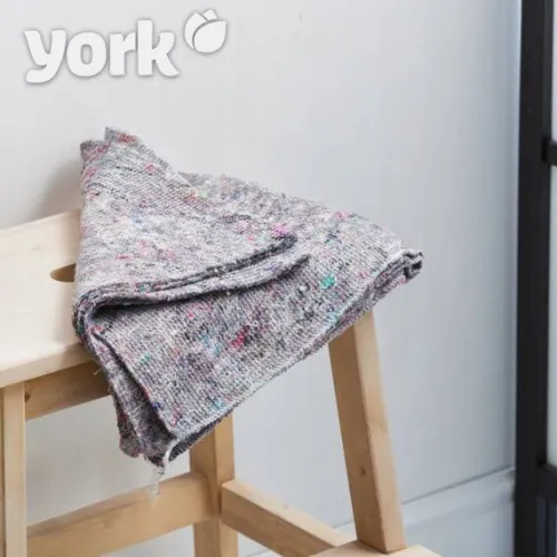 Ścierka do podłogi szara 50 x 60 AZUR York dobrze chłonie wodę i usuwa brud