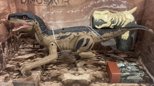 Dinozaur sterowany pilotem światło para