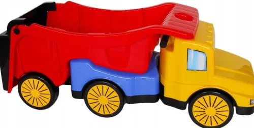 DUŻY JEŹDZIK Z PRZYCZEPĄ AUTO 3w1 polska 124cm