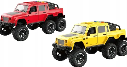 DUŻY POJAZD TERENOWY Z NAPĘDEM ŚWIATŁEM I DŹWIĘKIEM off-road