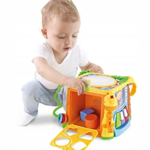 Smily Play Edukacyjna kostka dwujęzyczna