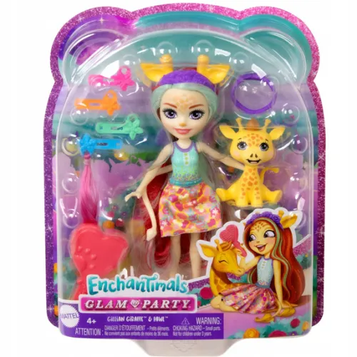 Enchantimals Żyrafa Lalka Deluxe HNV29 Mattel