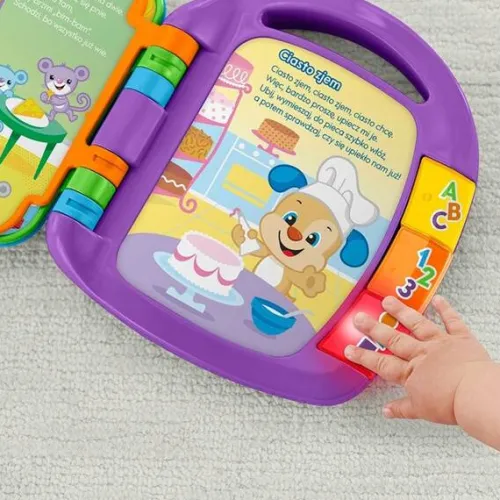 fisher_price_interaktywna_2.webp Fisher-Price FISHER PRICE INTERAKTYWNA EDUKACYJNA KSIĄŻECZKA Z WIERSZYKAMI PO POLSKU