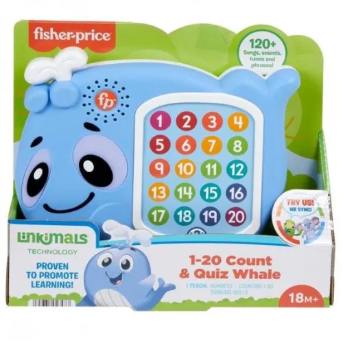 Fisher-Price FISHER PRICE LINKIMALS WIELORYB