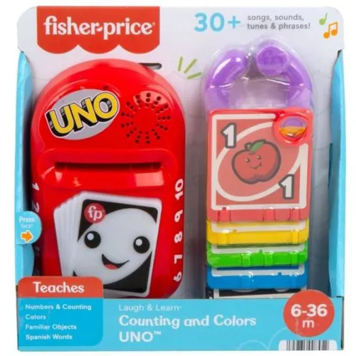 Fisher-Price Fisher Price uczące karty UNO zabawka edukacyjna