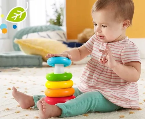 FISHER-PRICE EKO PIRAMIDKA Z KÓŁEK UKŁADANKA GRF09