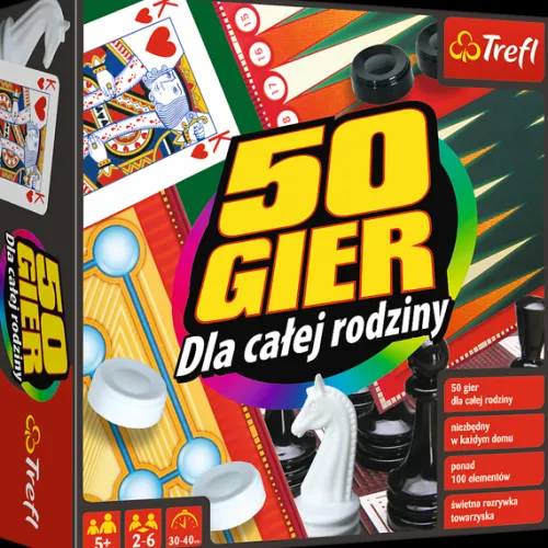 Trefl 50 GIER - DLA CAŁEJ RODZINY