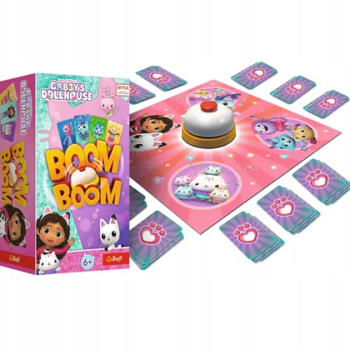 Gra Rodzinna Boom Boom Koci Domek Gabi