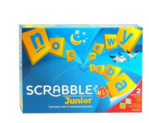 mattel GAMES GRA SCRABBLE JUNIOR- MATTEL POLSKA WERSJA