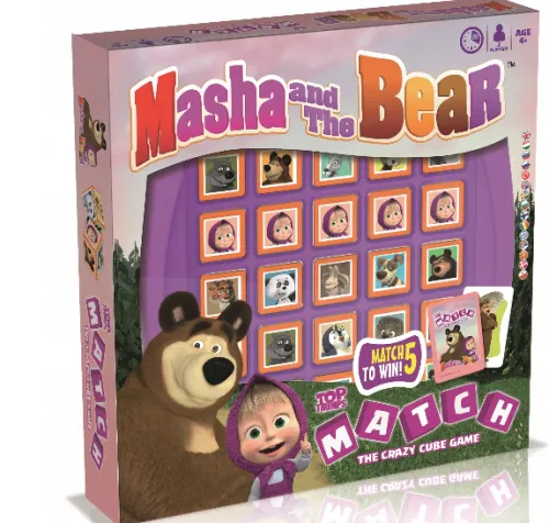 WINNING MOVES GRA TOP TRUMPS MATCH - MASZA I NIEDZWIEDZ