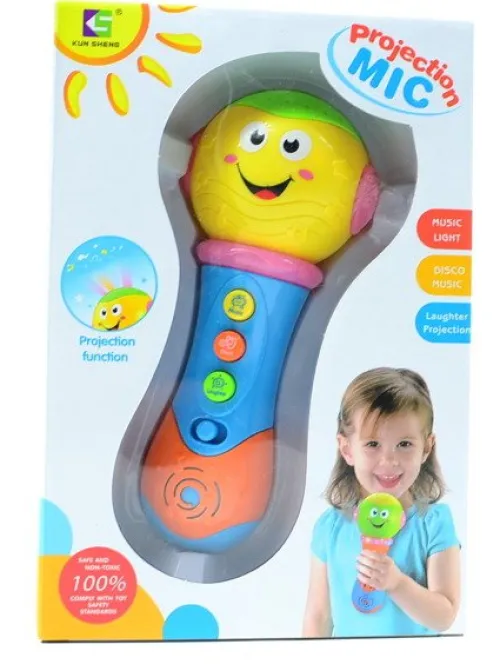 OL IMPORT GRAJĄCY MIKROFON DLA MALUCHA + ŚWIATŁO