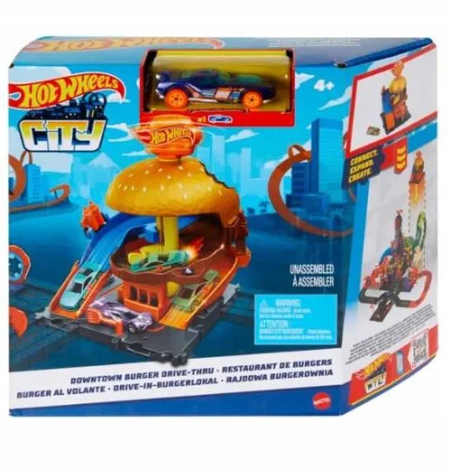 hot wheels CITY ZESTAW RAJDOWA BURGEROWNIA