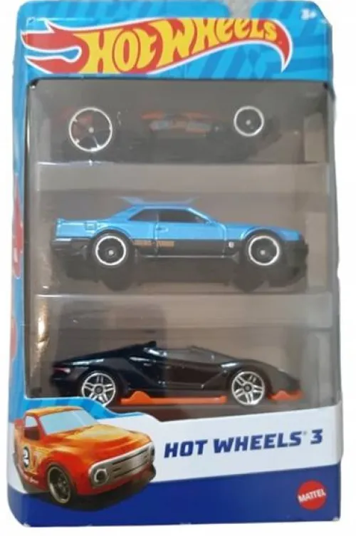 hot wheels 3PAK Autka Zestaw Pojazdów