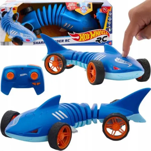HOT WHEELS SHARK SPEEDER POJAZD REKIN-MŁOT ZDALNIE STEROWANY