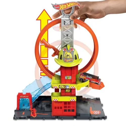 hot_wheels_zestaw_remiza__1.webp HOT WHEELS ZESTAW REMIZA STRAŻACKA SUPERPĘTLA