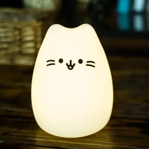 InnoGIO Lampka nocna dla dzieci LED Kitty na USB