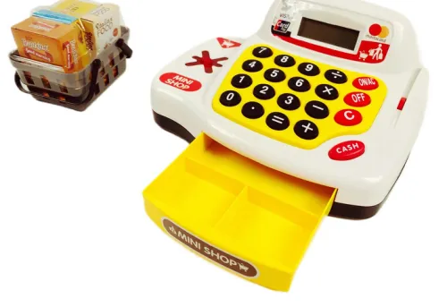 OL IMPORT KASA SKLEPOWA FISKALNA DO ZABAWY W SKLEP