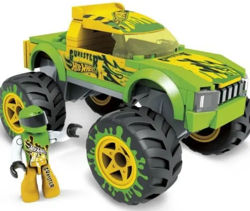 hot wheels KLOCKI MONSTER TRUCKS GUNKSTER