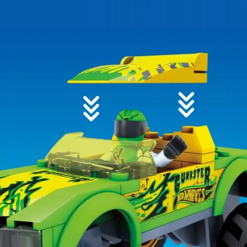 hot wheels KLOCKI MONSTER TRUCKS GUNKSTER