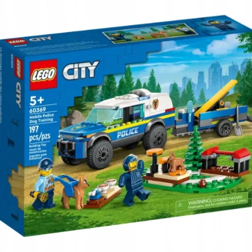 Klocki LEGO City 60369 Szkolenie psów policyjnych w terenie
