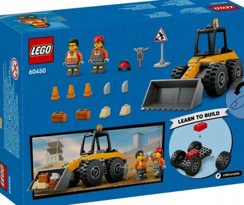 Klocki Lego City 60450 Żółta Koparka Ładowarka Kołowa Roboty Drogowe
