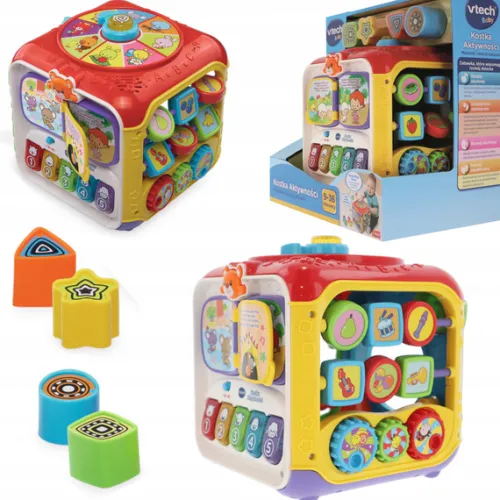 vtech Baby Kostka Aktywności interaktywna edukacyjna 9m+ melodie
