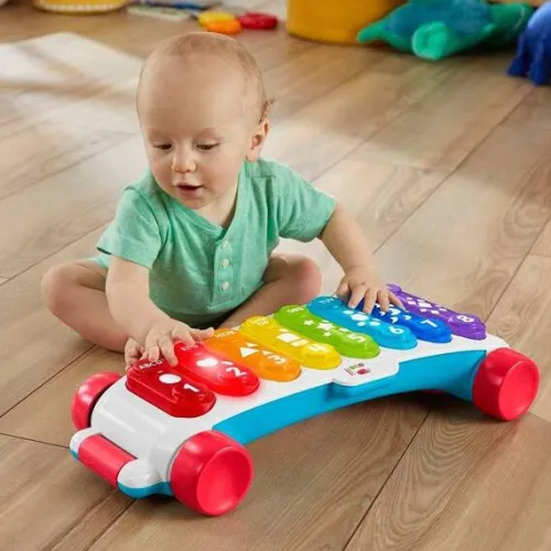 ksylafon_do_cignicia_fish_2.webp Fisher-Price Ksylafon do ciągnięcia zabawka edu
