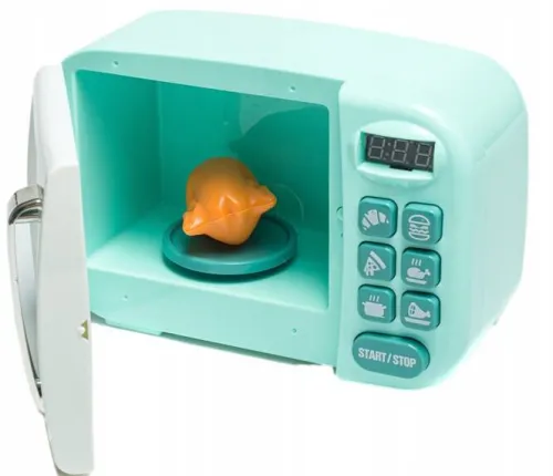 Kuchenka mikrofalowa mikrofalówka na baterie, światło, dźwięk HOME
