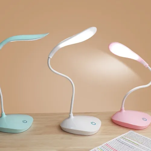 LAMPKA BIURKOWA LED NA DOTYK SZKOLNA USB STOJĄCA BEZPRZEWODOWA