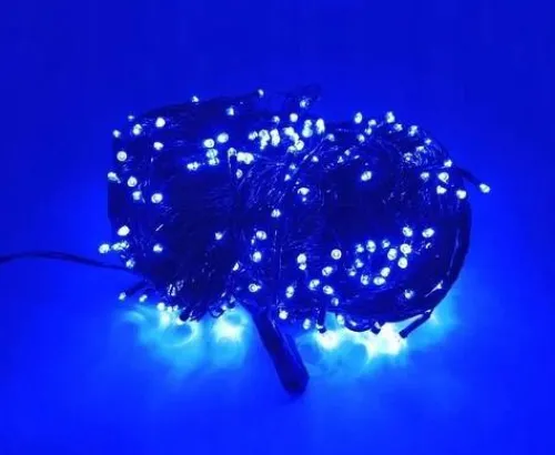 Lampki Choinkowe 200 LED niebieskie