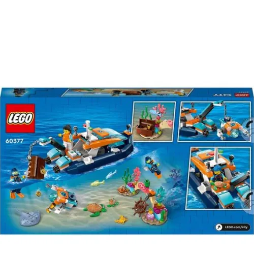 LEGO City 60377 Łódź do nurkowania badacza