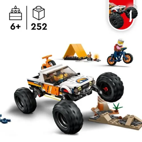 LEGO City 60387 Przygody samochodem terenowym z napędem 4x4