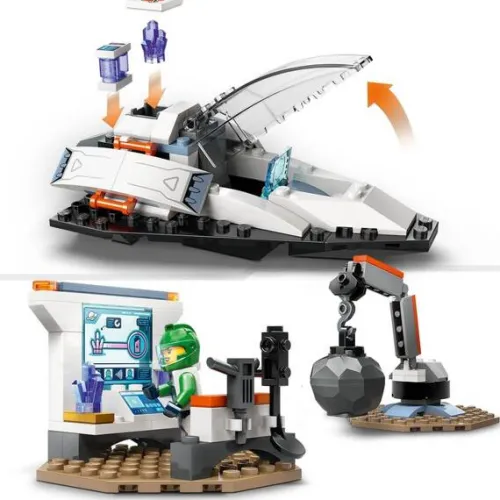 LEGO City 60429 Statek kosmiczny i odkrywanie asteroidy