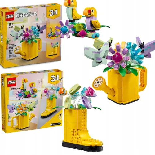 LEGO Creator 3 w 1 31149 Kwiaty w konewce