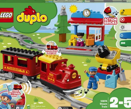 LEGO DUPLO 10874 Pociąg parowy