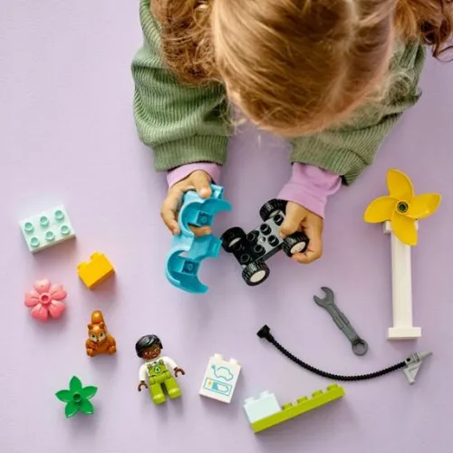 LEGO DUPLO Turbina wiatrowa i samochód 10985