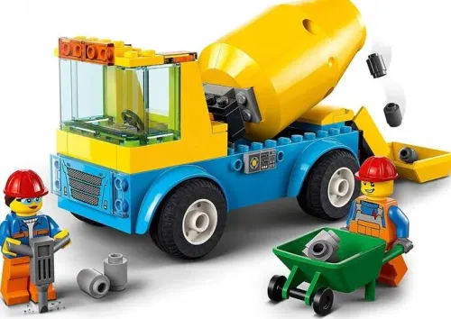 LEGO Klocki City 60325 Ciężarówka z betoniarką