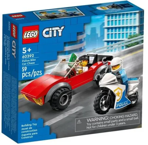 Lego klocki CITY 60392 Motocykl policyjny pościg