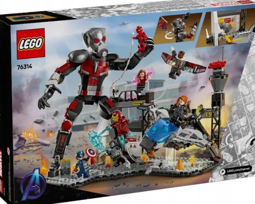 LEGO Marvel Super Heroes 76314 Kapitan Ameryka: Wojna bohaterów bitwa