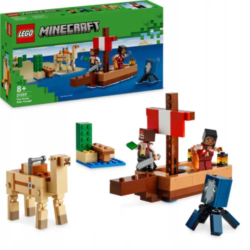 LEGO MINECRAFT Rejs statkiem pirackim 21259