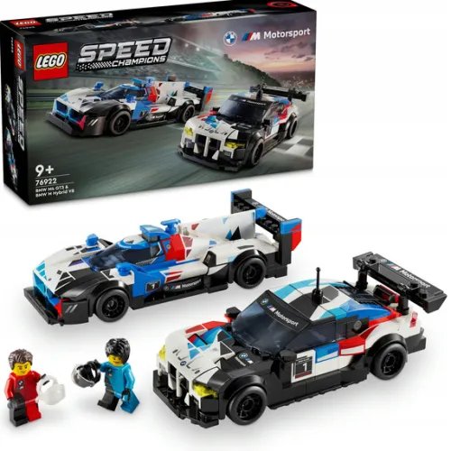 LEGO Speed Champions Samochody wyścigowe BMW M4 GT3 & BMW M Hybrid V8 76922