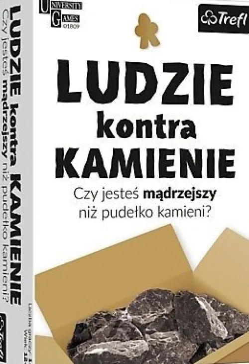Trefl LUDZIE KONTRA KAMIENIE- CZY JESTEŚ MĄDRZEJSZY NIŻ PUDEŁKO KAMIENI?