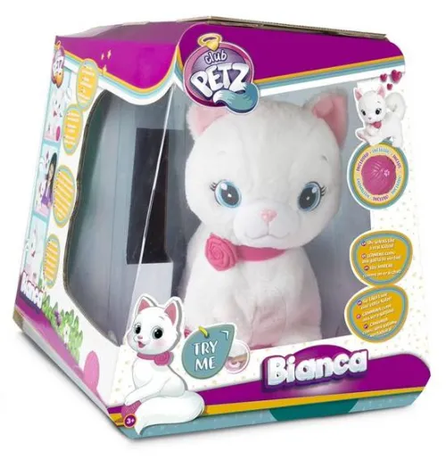 maskotka_interaktywna_kot_2.webp TM TOYS Maskotka interaktywna Kotek Bianca Club Petz