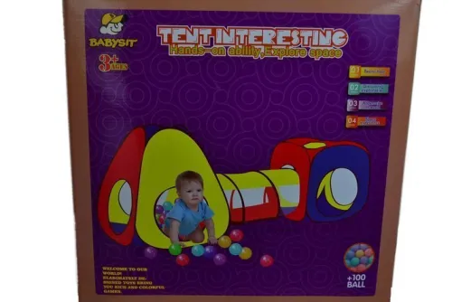 OL IMPORT NAMIOT DOMEK IGLO TUNEL DLA DZIECI + PIŁKI-KULKI