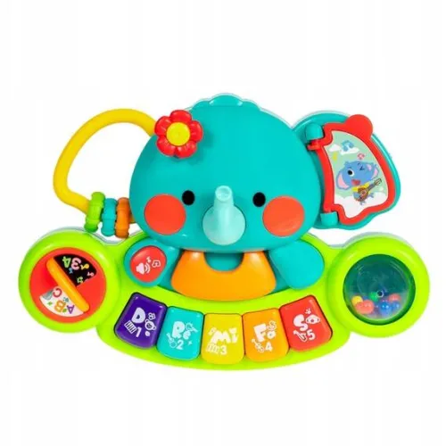 pianinko_dla_dzieci_dotyk_1.webp PIANINKO DLA DZIECI DOTYKOWE MUZYCZNY SŁONIK 6m+ SMILY PLAY